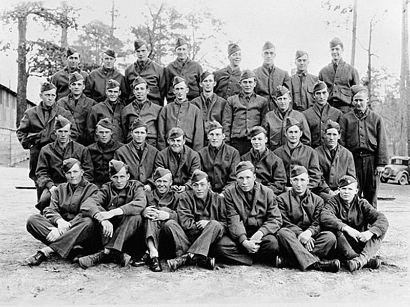 CIVILIAN CONSERVATION CORPS Civilian Conservation Corps members assigned to Camp Meriwether, in Meriwether County, are pictured in 1934.