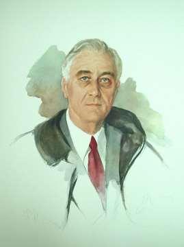 American s turned to the leadership of Franklin Delano Roosevelt to end the Great Depression and return America to economic prosperity. Because Herbert Hoover was U.S.
