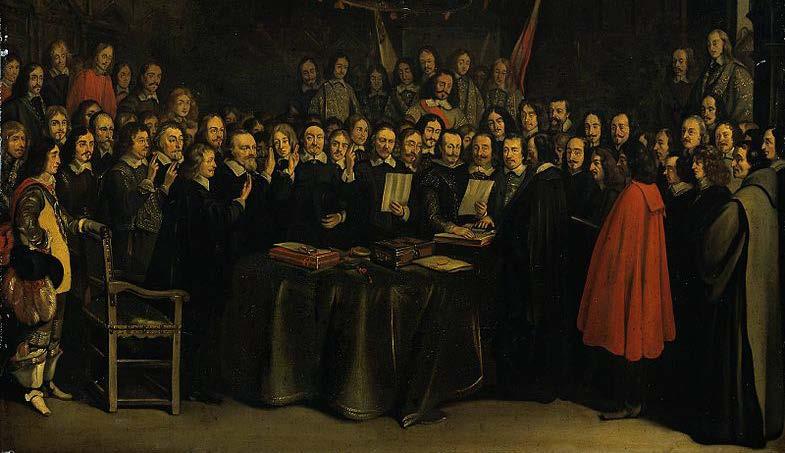 Beginnings of the Nation-State System The Treaty of Westphalia, which