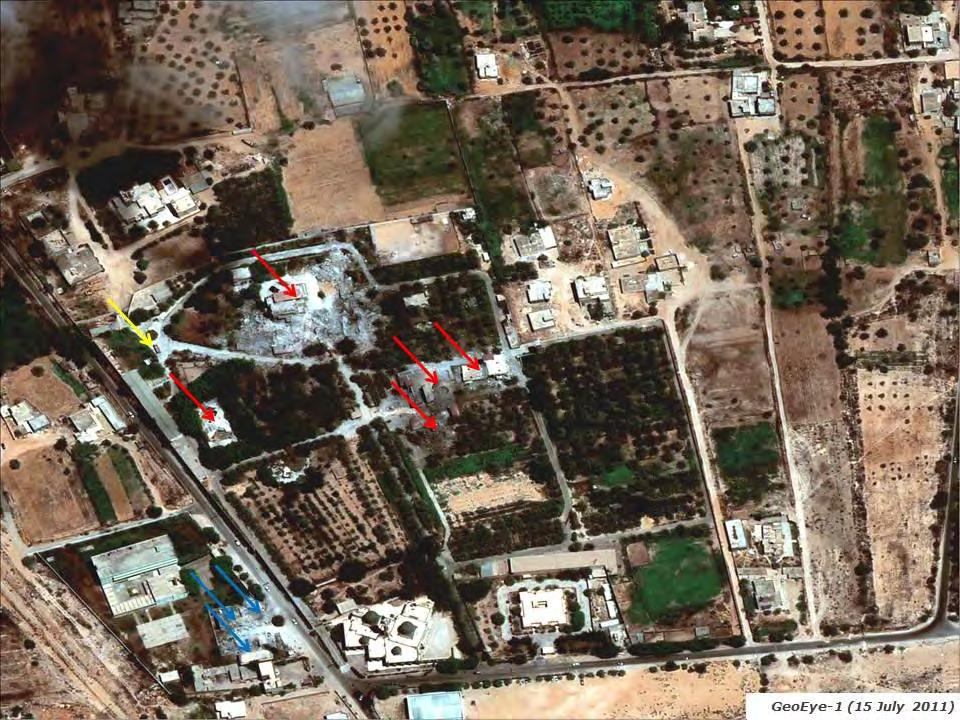 Figure 8. The compound of Major General El-Khweldi el-hamedi on 15 July 2011 The compound of Major General El-Khweldi el-hamedi on 15 July 2011.