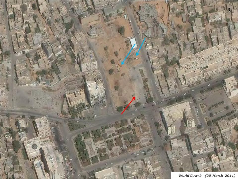 Figure 24. Martyr s Square and mosque on 20 March 2011 A higher quality image showing Martyr s Square on 20 March 2011.