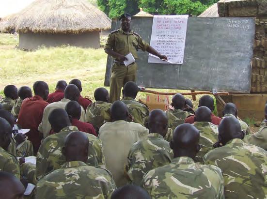 6.1 The Uganda People s Defence Forces (UPDF) and the Uganda Police Force (UPF) The ICRC signed a Memorandum of Understanding (MoU) with the UPDF in 2005, to integrate IHL into military training,