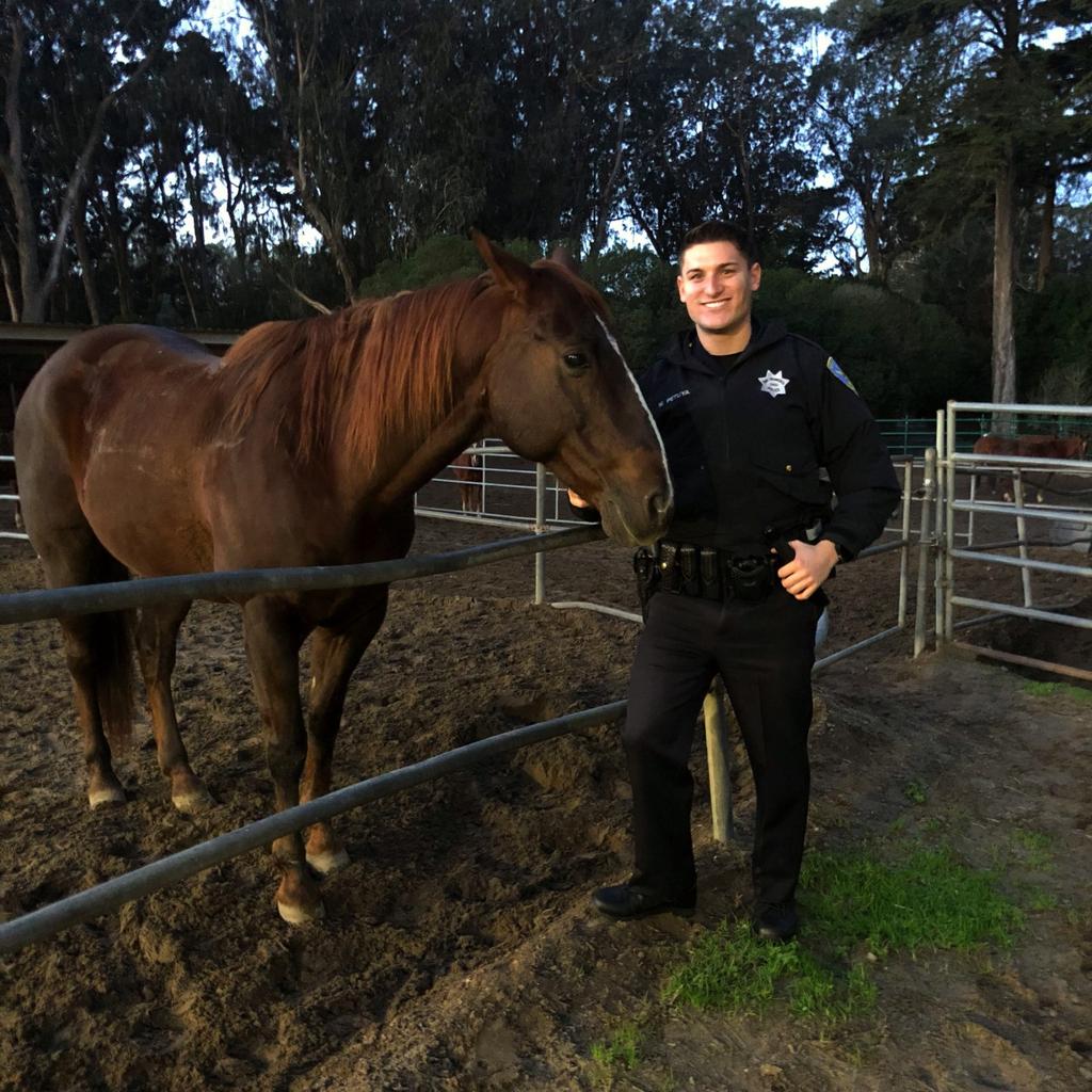 Officer of the month Michael Petuya Officer Petuya has been with the San Francisco Police Department for three years and patrols the Richmond District on the midnight shift as the traffic car.