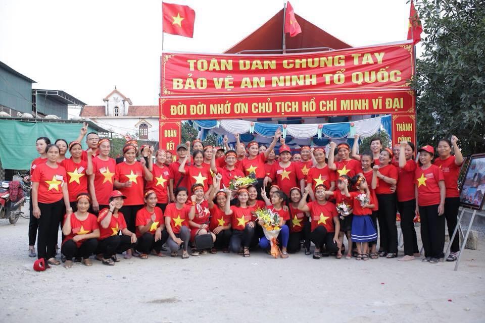 Red Flag Associations: An emerging threat to Catholic communities in Vietnam Gathering of Red Flag Association next to the Van Thai