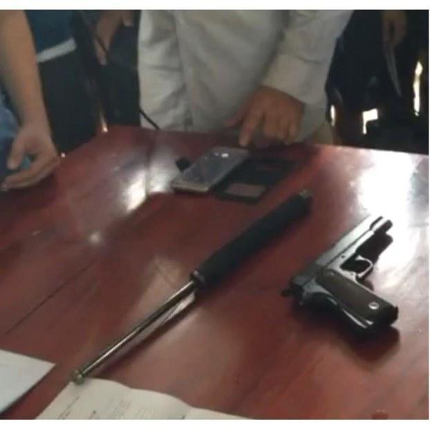 Display of weapons used by Red Flag members during their attack on Tho Hoa Parish, September 4, 2017 Similarly, in late 2017 a number of pro-government opinion shapers in Ha Noi introduced their
