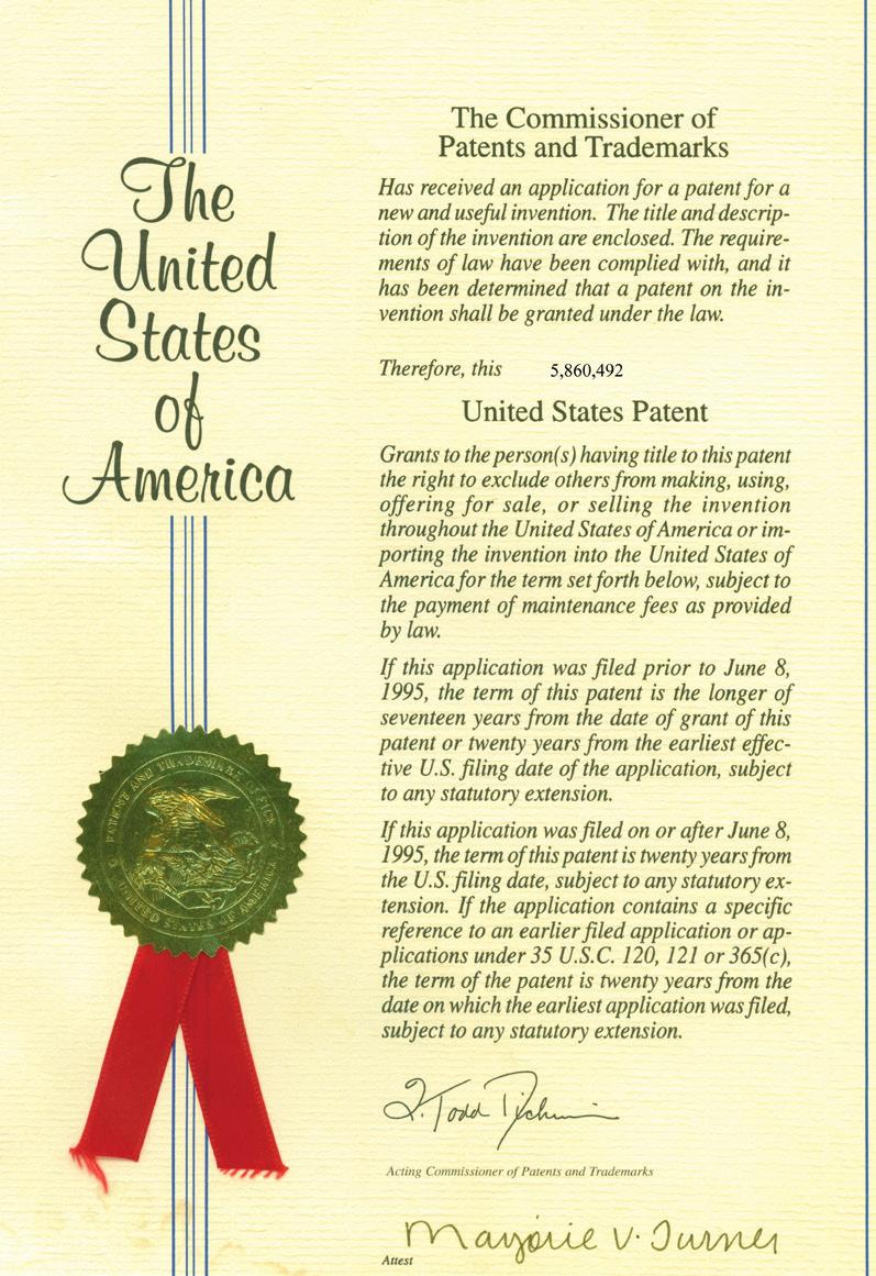 What is a Patent? A patent is an enforceable writ providing ownership rights of an invention to an inventor.