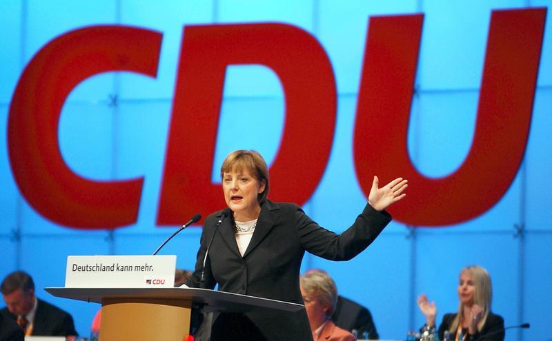 Merkel in her Thatcherite phase, Leipzig 2003. Source: DPA The implementation is basically scandalous, Mr. Lauk said.