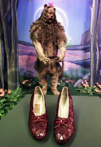 The Wizard of Oz Basic Symbols: Ruby Slippers - In the book, were actually Silver Slippers (magic of Free Silver)