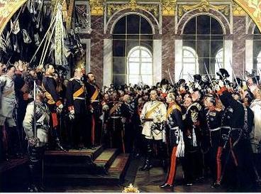 JANUARY 18, 1871 - Wilhem I is crowned Kaiser (Emperor) at the Palace of Versailles