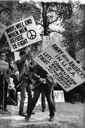 Students were among the first to protest the Vietnam War. Some were against what they saw as U.S. imperialism, others saw it as a civil war that should be resolved by the Vietnamese alone.