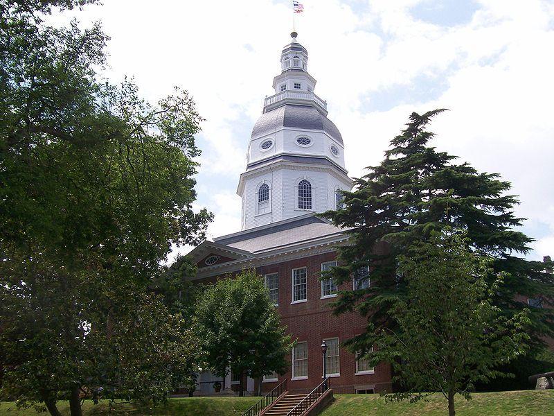 Maryland State House Maryland State House Capital, Articles of Confederation (November 26, 1783 August 1784) Built 1772 From November 26, 1783 to June 3, 1784, Annapolis served as the United States