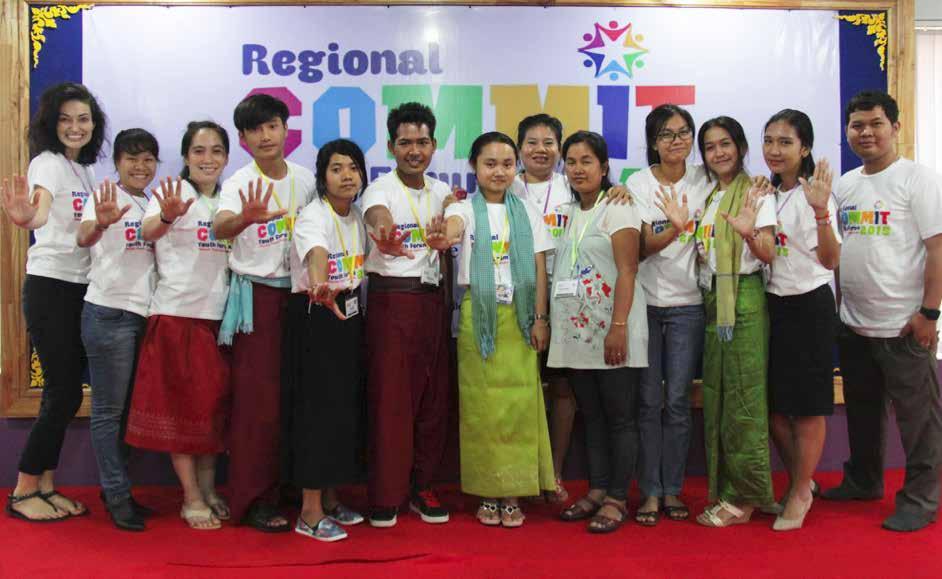 ETIP HIGHLIGHTS - POLICY Twenty-eight young people from six countries in the Greater Mekong Sub-region joined the Forum in Phnom Penh from 27-30 April where they prepared recommendations to their