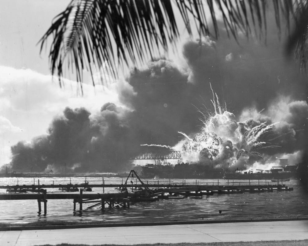 Heading for the Surprise Assault at Pearl Harbor However, the paralyzing blow struck Pearl Harbor, on December 7,