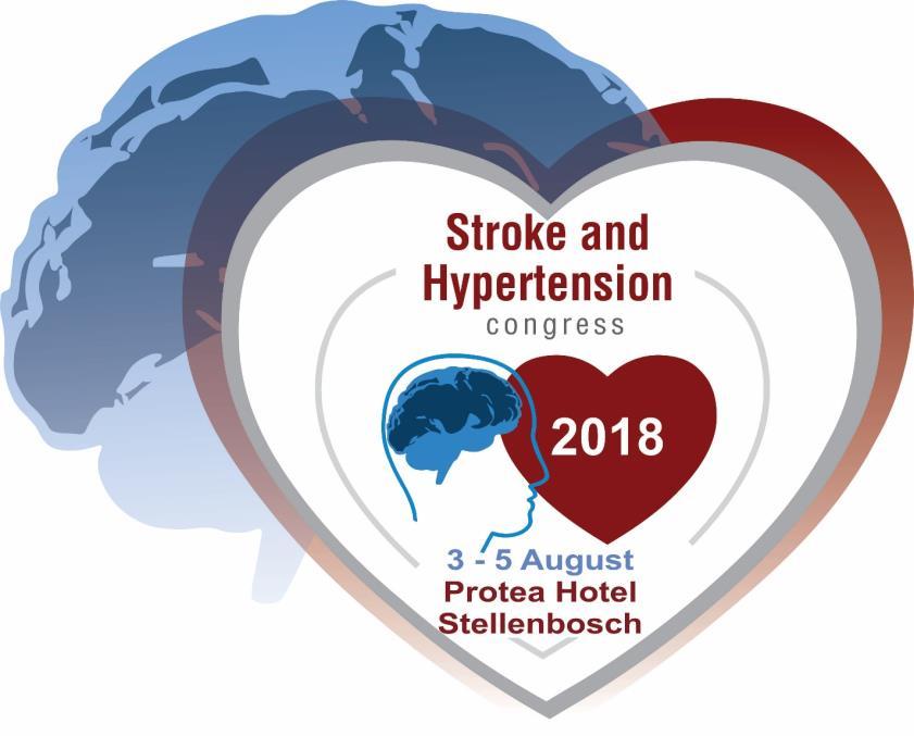 Stroke & Hypertension Congress 2018 Protea Hotel Stellenbosch, Western Cape