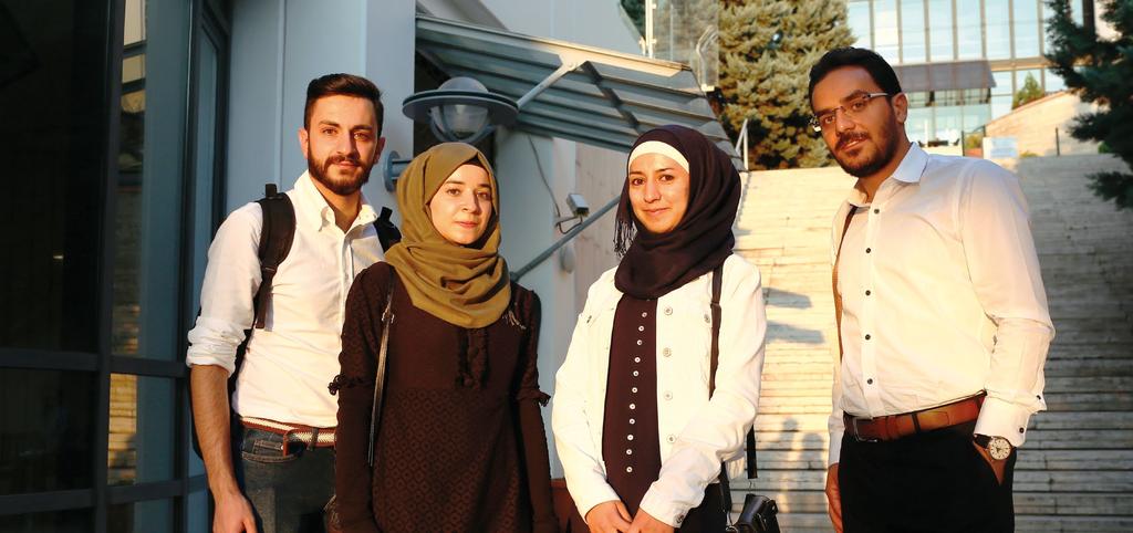 THEMATIC CHAPTERS Building better futures UNHCR/Ali Unal A group of Syrian refugees living in Turkey have been awarded DAFI scholarships to complete their higher education in Ankara.