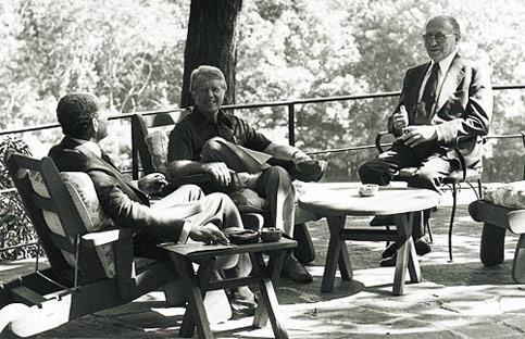 minister at Camp David (presidential retreat in Maryland) in 1978. This was the first time there had been a signed peace agreement between Middle Eastern nations.