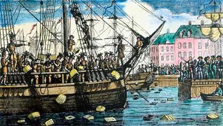 *How did the British reaction to the Colonists' protests change over time from the Stamp Act (1765) to the Intolerable Acts (1774)? A. The British allowed the colonists to determine their own rights.