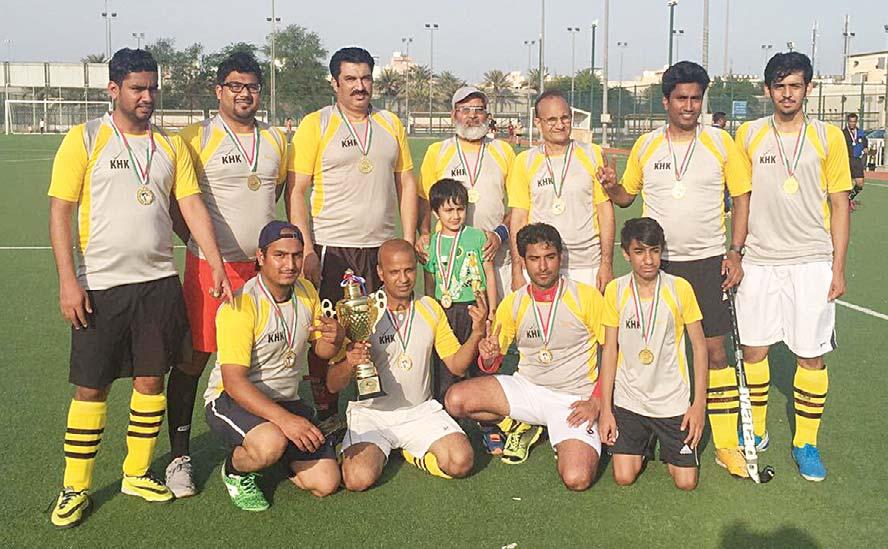 SPORTS 40 Kuwait Hockey Kings (KHK) Winners of the KEHA Hockey Tournament.