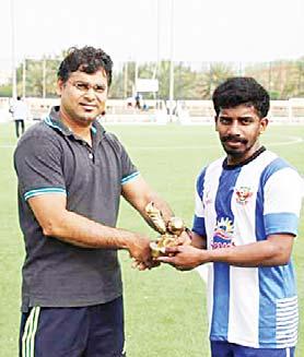 The best Goalkeeper was given to Kanishka PR (Kani) - KIH for his extra ordinary abilities in the goal.