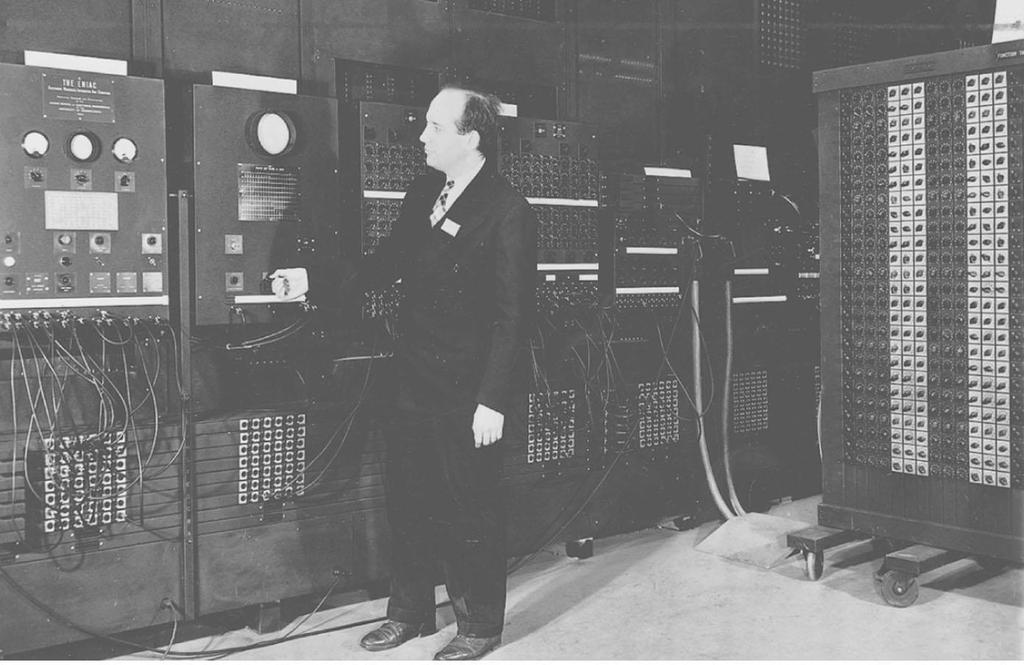 The Changing Social Landscape The computer age Beginning with the cumbersome electronic numerical integrator and computer (ENIAC), pictured here in