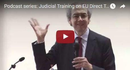 training seminars held across Europe, involving 63 renowned speakers. EJTN s podcasts cover a wide breadth of timely judicial topics.