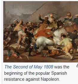 War of Spanish Independence (1808 14) Spain and France were allies in