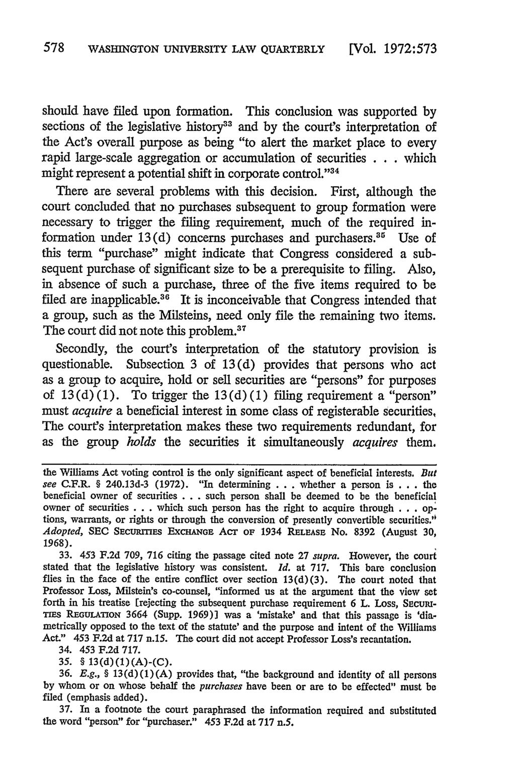 578 WASHINGTON UNIVERSITY LAW QUARTERLY [Vol. 1972:573 should have filed upon formation.