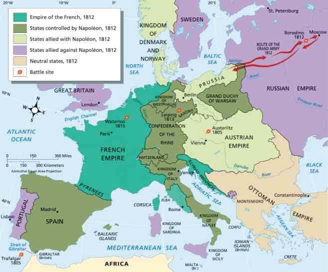 System, because Napoléon controlled so much of the continent of Europe. The British responded with a blockade against the French.