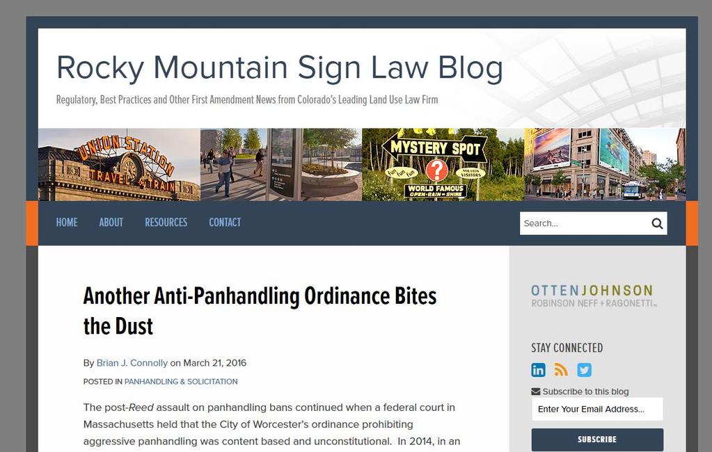Resources Rocky Mountain Sign Law