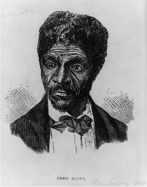 WHAT DID CHIEF JUSTICE ROGER B. TANEY RULE IN 1857 ON THE DRED SCOTT CASE?