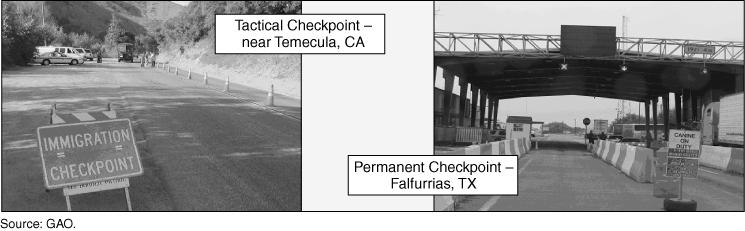 Accountability Integrity Reliability Highlights Highlights of GAO-05-435, a report to congressional requesters July 2005 BORDER PATROL Available Data on Interior Checkpoints Suggest Differences in