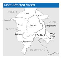 Lake Chad Basin: Crisis Update No. 6 15 August 2016 This report is produced by OCHA in collaboration with humanitarian partners. The next report will be issued on or around 31 August 2016.