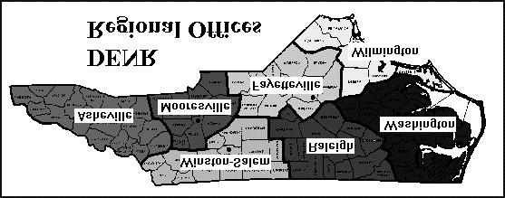 Agency Organization North Carolina DENR Regional