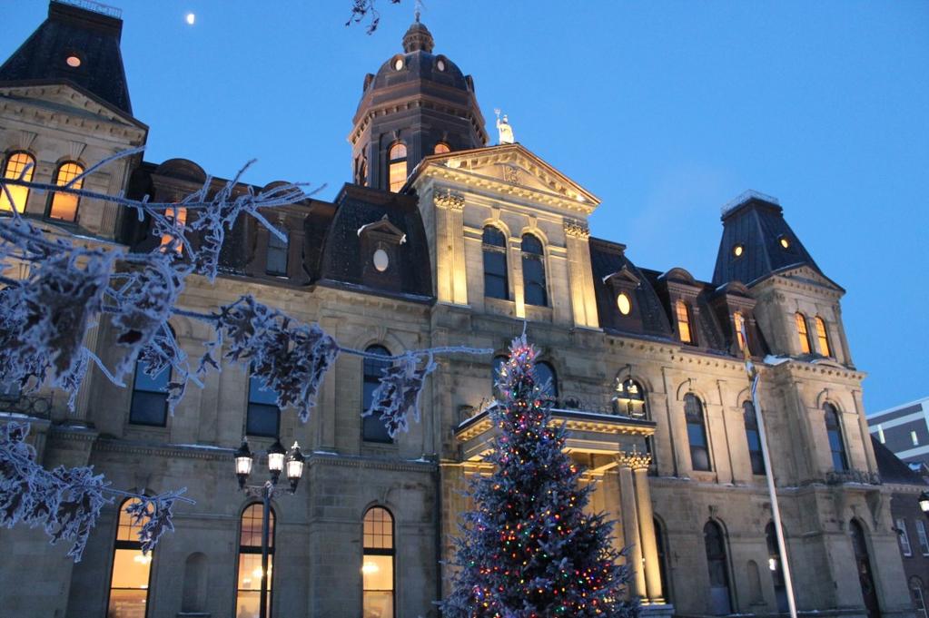 The annual Provincial Christmas Tree Lighting Ceremony took place on December 2 in front of the Legislative Assembly.