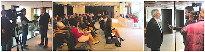 The conference was attended by a high number of students of grammar schools and universities, representatives of NGOs, Embassies and media (Slovak national TV and radio channel RTVS, regional TV