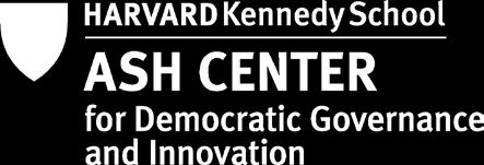 Center for Democratic Governance and Innovation John F.