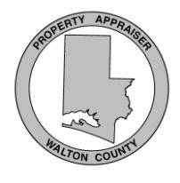 WALTON COUNTY PROPERTY APPRAISER S OFFICE APPLICATION FOR AT-WILL EMPLOYMENT P.O. BOX 691, DEFUNIAK SPRINGS, FL 32435 (850) 892-8123 FAX (850) 892-8374 We are proud to be an Equal Employment Opportunity, Drug-free Workplace employer.