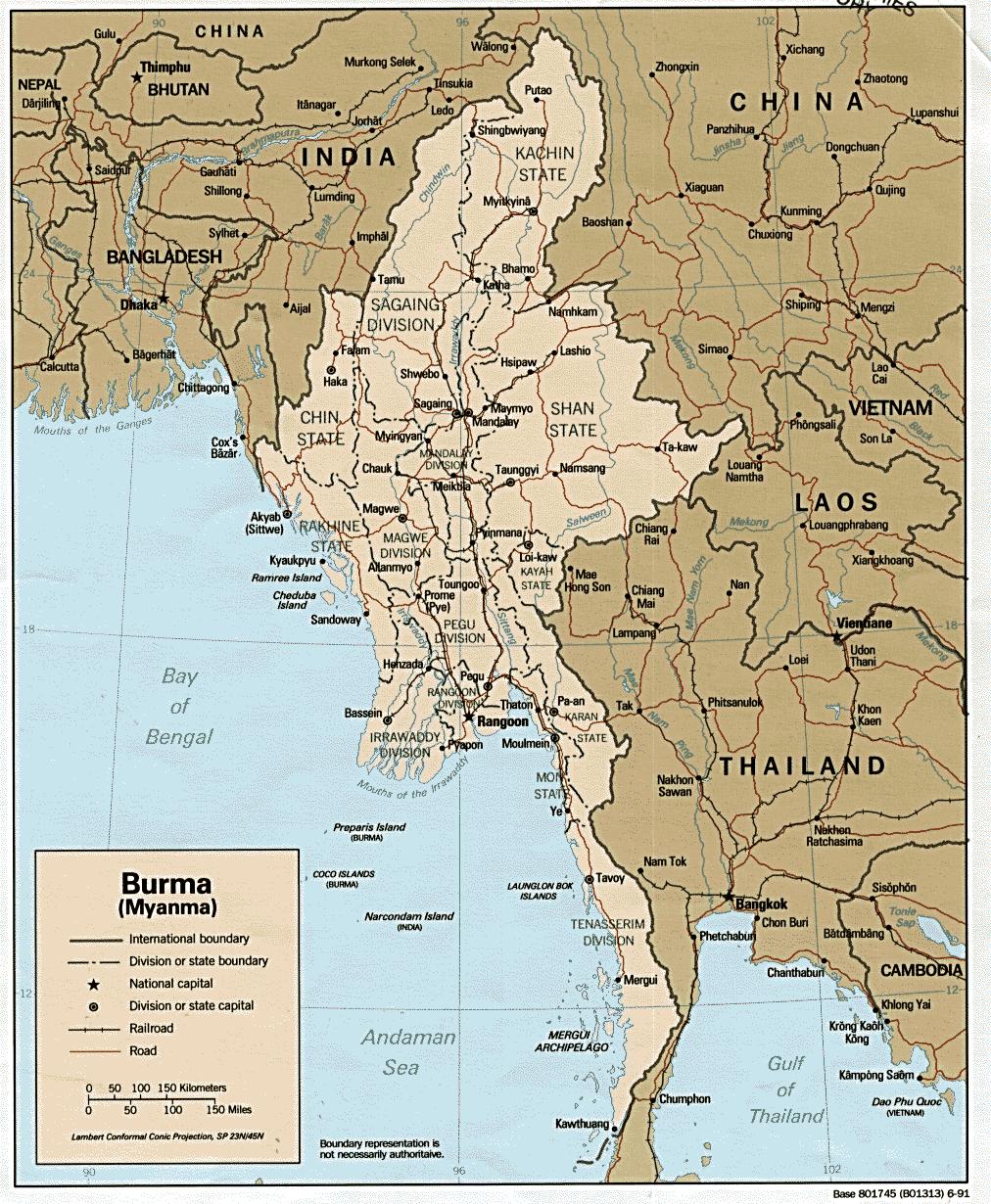 ICG Asia Report N 52, 7 May 2003 Page 26 APPENDIX A MAP OF MYANMAR