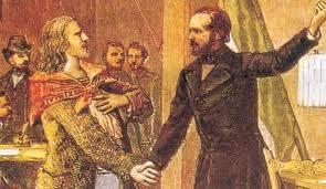 The 1848 49 revolts On April 7, 1848 Mazzini reached Milan, whose population had rebelled against the Austrian garrison and established a provisional government.