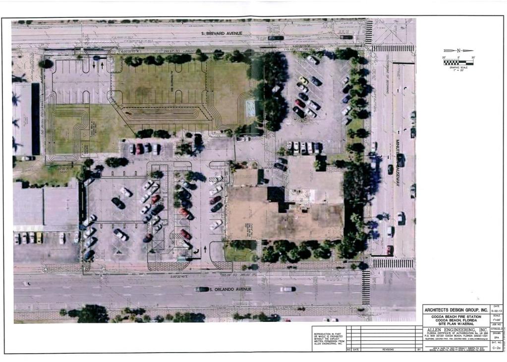 LOCATION OF NEW FIRE STATION LOCATION OF STAIR/TRAINING TOWER Note: Not to scale ATTACHMENT B (2 of 2) Aerial of Property & Proposed