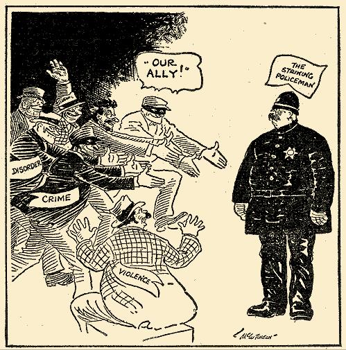 Boston Police Strike - 1919 He gives aid &