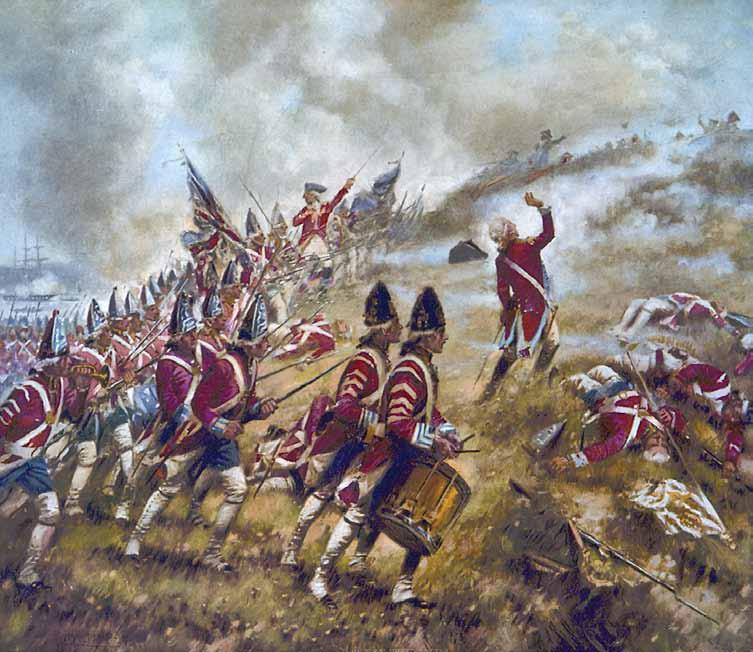 P L A C A R D A Political Revolutions The first major battle of the American Revolution was the Battle of Bunker Hill in 1775.