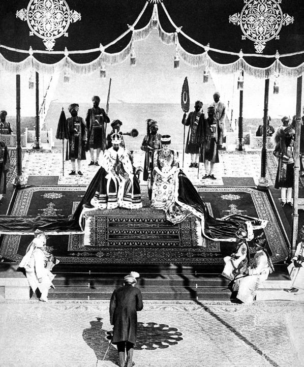P L A C A R D P Imperialism In 1911, the British monarchs King George V and Queen Mary traveled to India to celebrate their coronation.