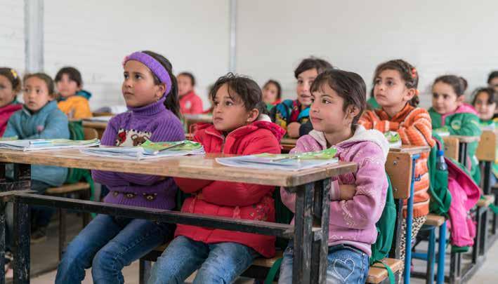 which Syrian and Jordanian students attend separate morning and afternoon shifts the quality of education has also declined.