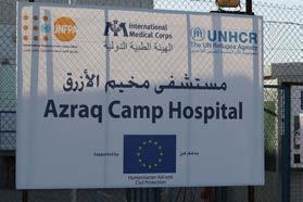 The Azraq Camp Hospital is