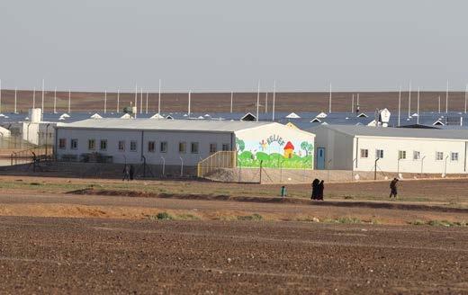 There is a school in the camp whose academic curriculum is based on the Jordanian system.