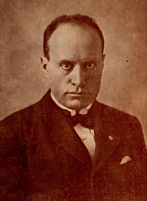Benito Mussolini (1883-1945) Originally a Marxist.