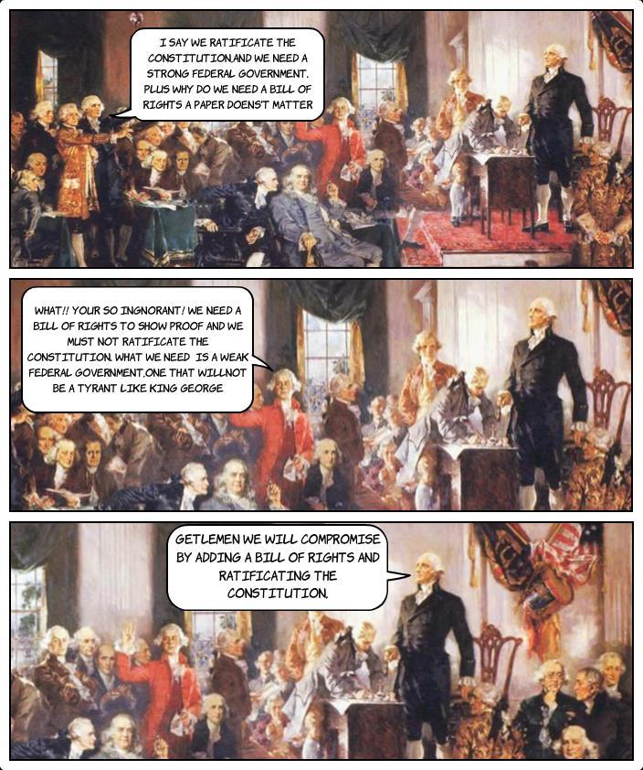 Two Camps Emerge Federalists and Antifederalists Federalists favor strong balance of power The Federalists papers by Hamilton, Madison, Jay argue that this document is better than the weak Articles.