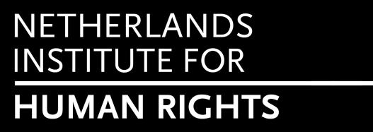 The Netherlands Institute for Human Rights Submission to the pre-session working group of the