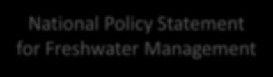 Comparative Water Policy New Zealand United States Resource Management Act National Policy